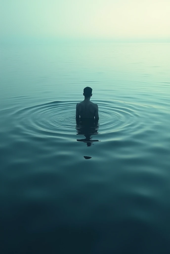 In the water
