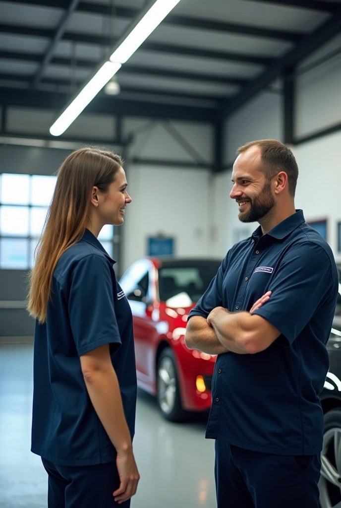 Image of a car repair shop that inspires customer service with more aggressive customer service

