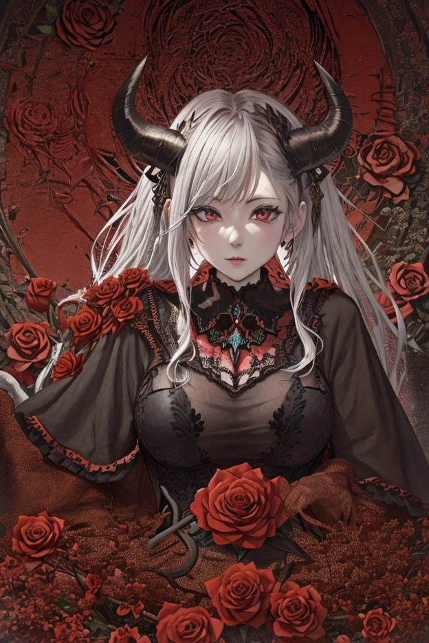 astaroth big horns together of many roses
