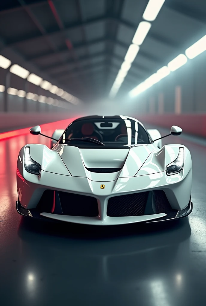 Ferrari laferrari white quality:(highest quality, 4k, High resolution, masterpiece:1.2), Super detailed, (real, photorealistic:1.37), High quality artwork, illumination:Bright colors, Bokeh, Dynamic configuration, a powerful sense of movement, Lens flare, The overall dramatic atmosphere of the scene, Other details:, 32k, 600 dpi, Sony A7 IV, Studio lighting, Realistic Environmental Lighting, Immersive realism, Cinematic, Centered, Shallow depth of field, Dramatic Lighting, Beautiful, Ultra detailed, chromatic aberration, Screen space reflections, 1200pp, The perfect balance of chaos and precision, thrill of racing, Dynamic configuration, a powerful sense of movement, Bokeh flavor in the background, 500㎜, f/4.0, photo shoot.