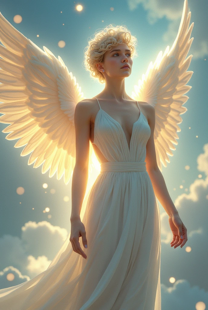 The man who is like an angel does not have to have a beard and the angel removes his beard