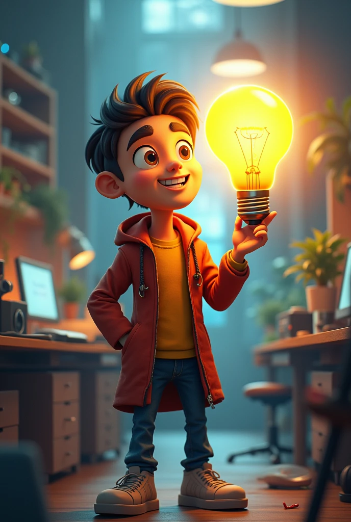 How to create an innovative producer with a light bulb