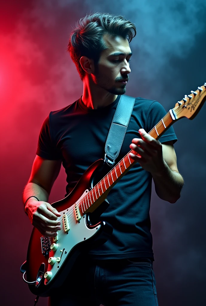 A brand in the form of an image for a guitar course