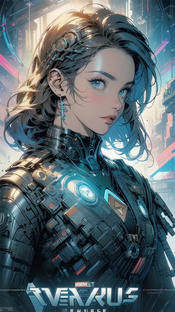 (((masterpiece, highest quality))),(((solo:1.2))),(((1girl:1.2))),32k wallpaper, very detailed, poster, vintage science fiction,(((((geometric cinematic movie poster))))), ((((bauhaus)))),(((abstract))),((((mid century modern)))),(((((portfolio))))),(((((Close-up))))),(((((bust up))))),((((more various angle)))),(((highlight))),(((complete. detailed face))),(((Extremely talented))),(((most complecated machine))),(((Overall colorfully))),((((((Absolutely simple background)))))),(((((detailed futuristic machine))))),(((Cleavage))),(((marvel super heroes))),(((rainbow color scheme)))
