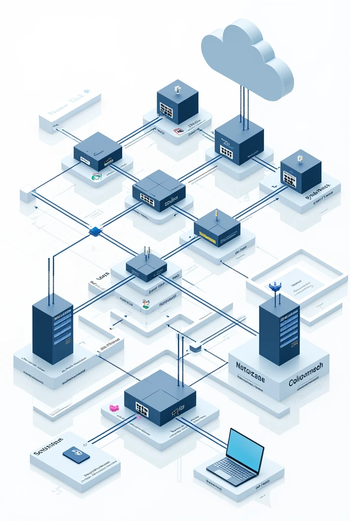 Generate a diagram of a corporate network with the names of the equipment to be used and with a redundancy of 2 internet links