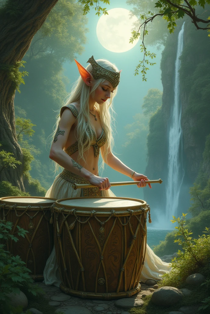 Elvish drummer