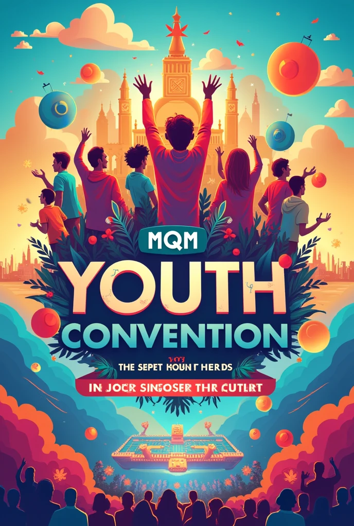 Calling all young visionaries, trailblazers, and culture-shapers!
The MQM Youth Convention is your chance to unlock the keys to a life of purpose, impact, and fulfillment.
MQM YOUTH
CONVENTION با اختیار نوجوان، مضبوط پاکستان
20th setp, Expo Center, Hyderabad Poster