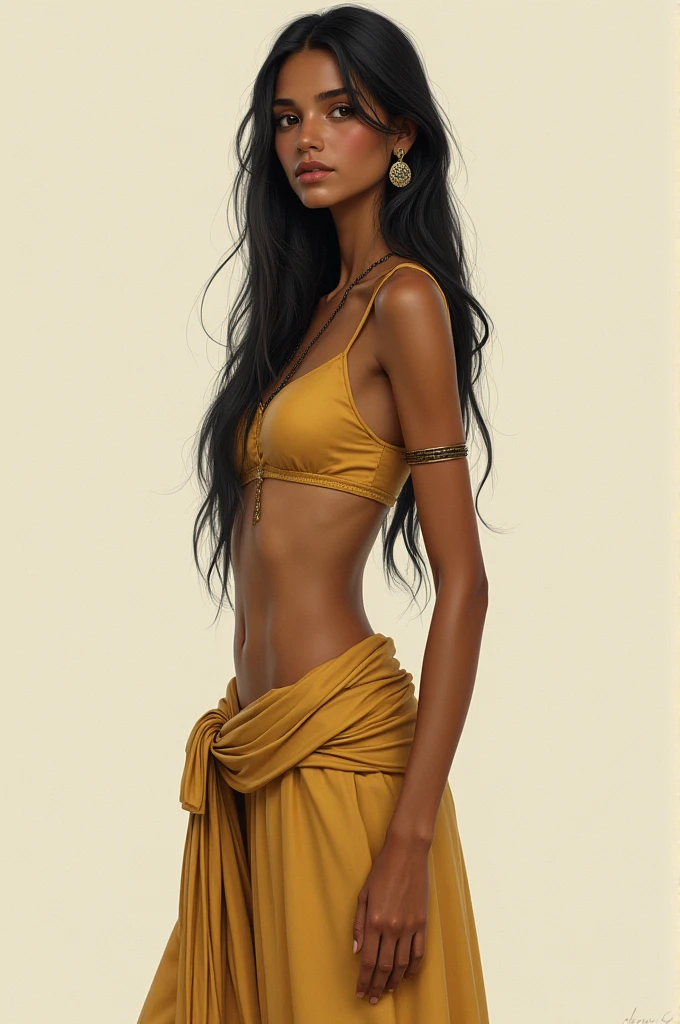 A naked hija girl