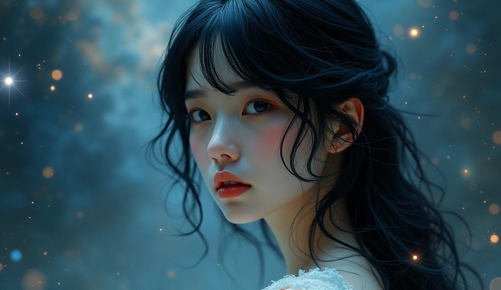 Star girl (black hair) (background universe)