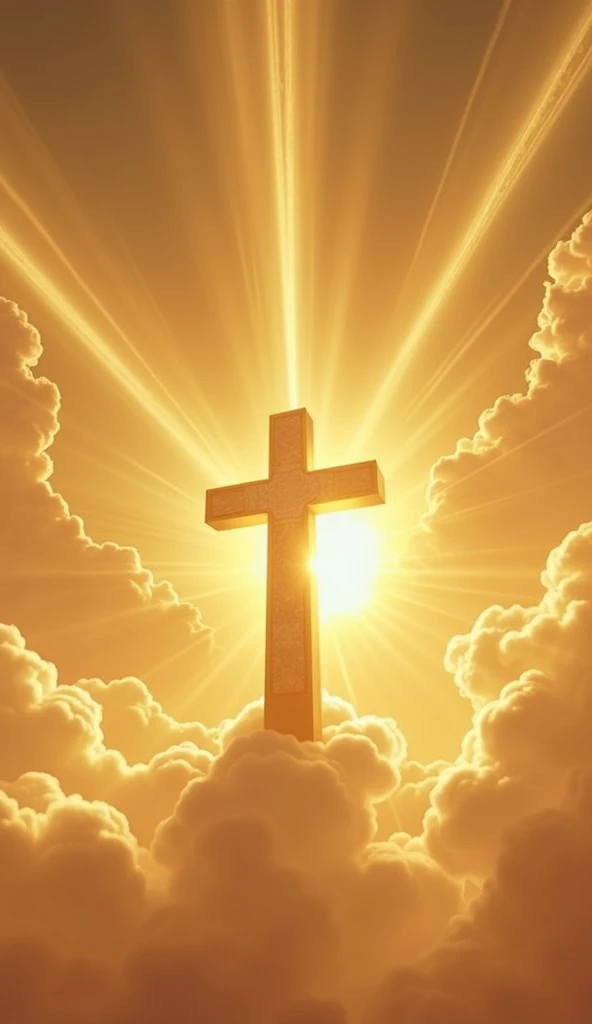 Close up of the cross in the clouds, sun shining, divine light, God sun rays, fiery divine light, God's light, divine light, divine spiritual light, golden heavenly light s, heavenly light, radiating holy light, holy light, divine light, divine light, God's light coming down from the sky, bright rays of heaven, golden gates of heaven!