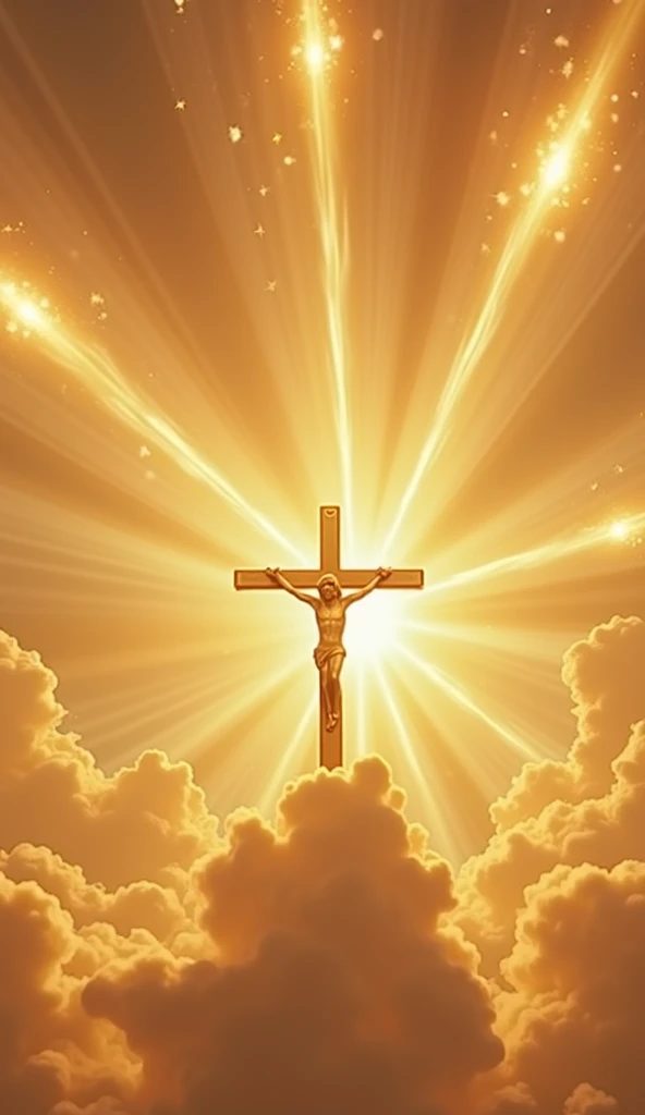 Close up of the cross in the clouds, sun shining, divine light, God sun rays, fiery divine light, God's light, divine light, divine spiritual light, golden heavenly light s, heavenly light, radiating holy light, holy light, divine light, divine light, God's light coming down from the sky, bright rays of heaven, golden gates of heaven!
