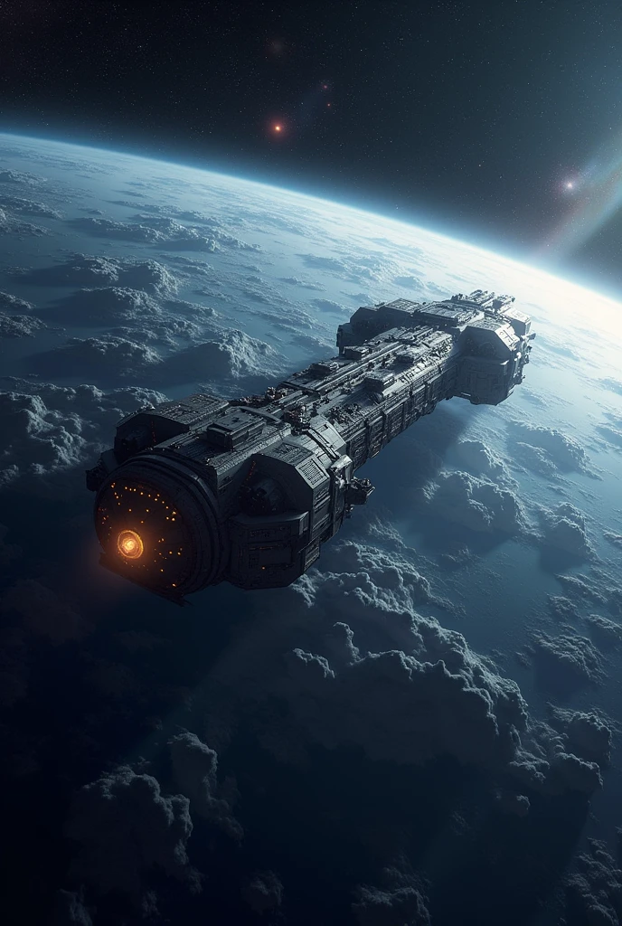 The interstellar battle space-station Columbus, a hulk eight km long with a mass of almost one hundred and fifty million tons, had been assembled in Earth’s orbit between the Twenty-Fifth and Twenty-Sixth centuries and inaugurated in 2512. It had left on March 21st 2523, aimed for the Trappist 1 System, with the purpose of establishing a colony on the planet Trappist 1d. Within it, suspended in cryostatic sleep, thirty thousand volunteers, in equal ratios men and women, determined to give rise to a new human civilisation. It was built with a modular system which would allow, once it reached its destination, the colonists to use parts of the ship to build their first modular homes.