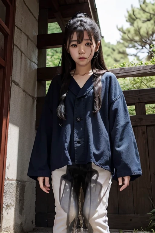 Japanese people see ghosts、I pee until my pants get wet from fear.