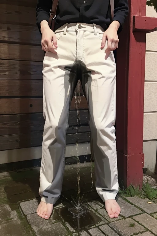 Japanese people see ghosts、I pee until my pants get wet from fear.