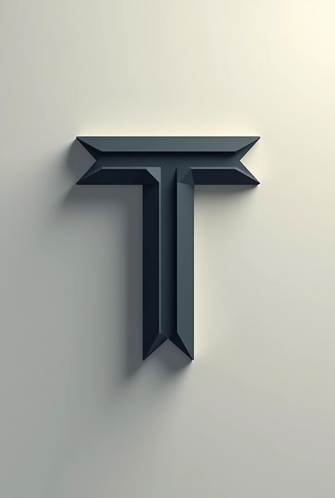 create a letter T logo