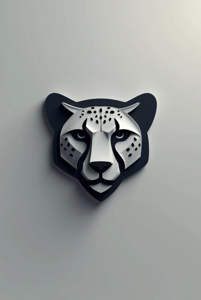 Now, I will create a modern and stylish logo with a stylized cheetah head. I will add depth and dimension by using gray tones. Logo, It will express power and elegance with its clean lines and abstract form.. It may take some time, I'm starting right away!