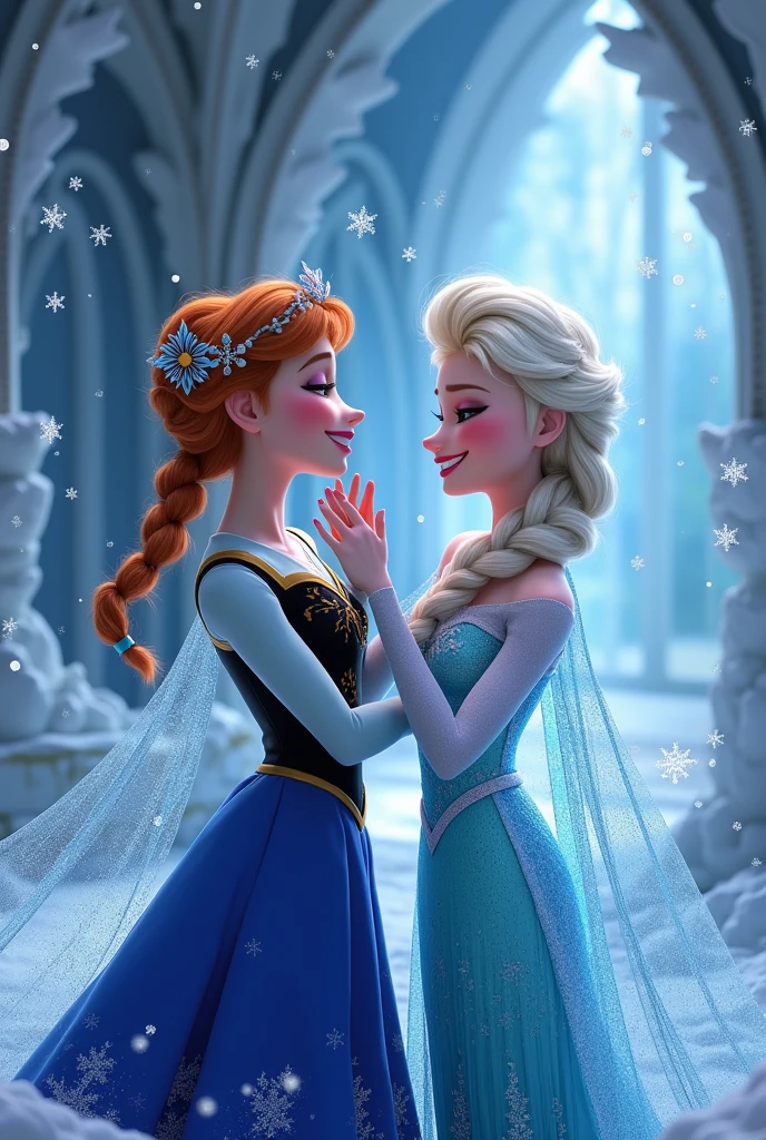 Elsa Frozen tickle
