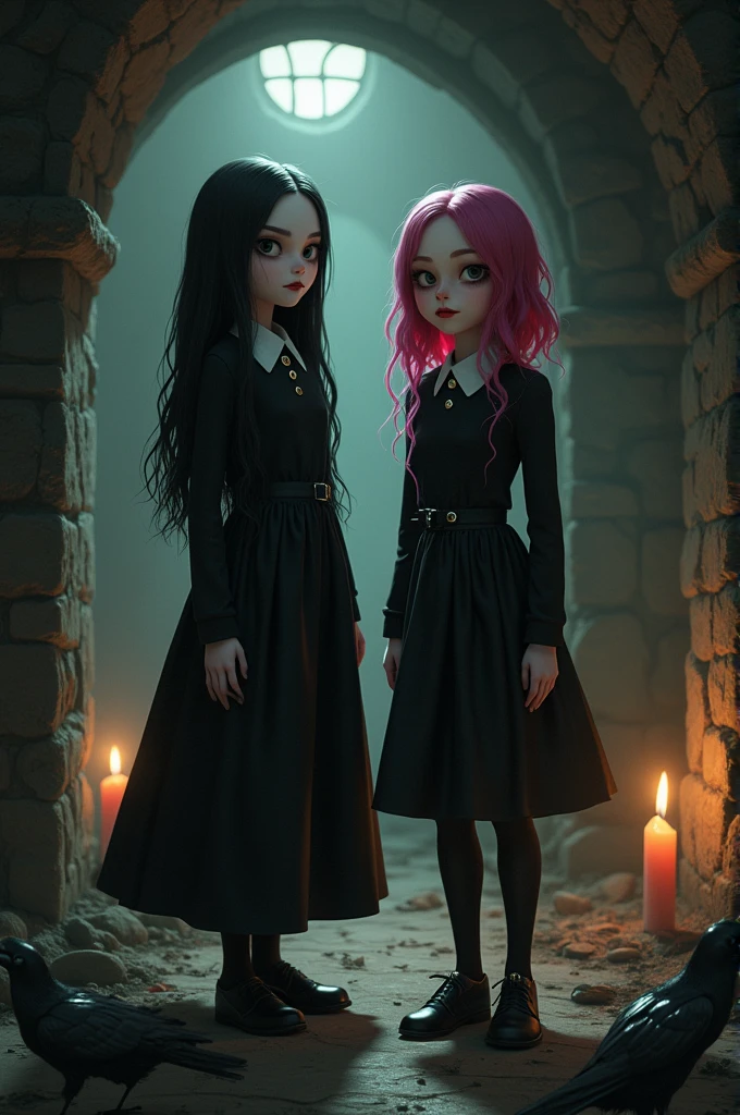 Wednesday Addams und Enid