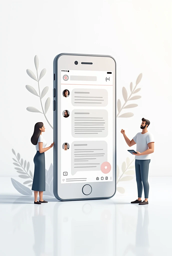 A screenshot or illustration of a chat conversation on a smartphone, with texts exchanged between two people.
