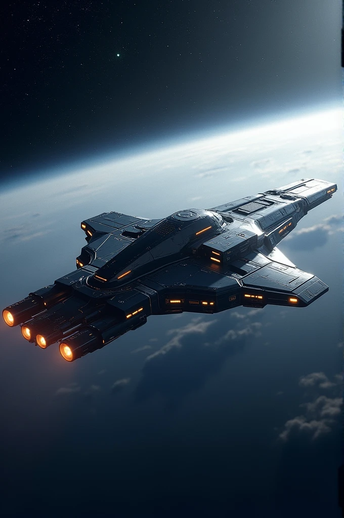 Spaceship in the sky