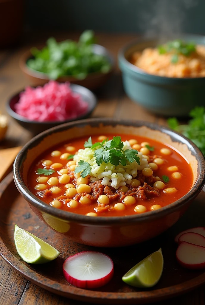 Mexican food pozole