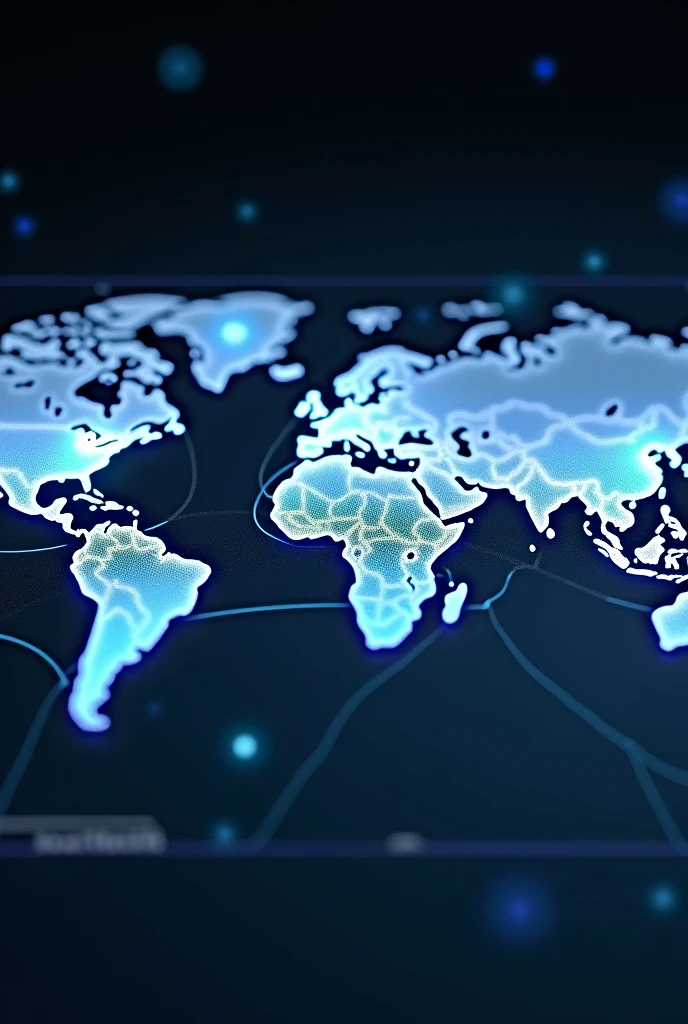  *A dynamic world map with glowing iPhone icons scattered across various countries, highlighting the regions with the highest iPhone usage. The map should have a futuristic, tech-savvy design with vibrant lines connecting the iPhones, symbolizing global connectivity and the widespread reach of Apple’s ecosystem.*