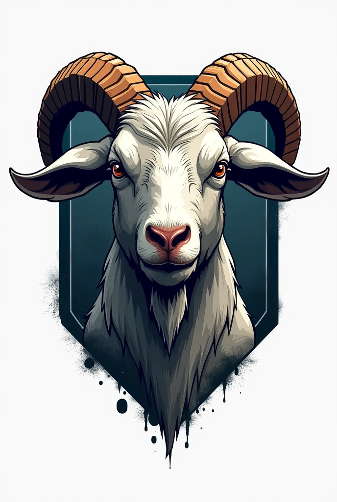 A LOGO FOR A MICRO FOOTBALL UNIFORM WITH A BALL INSIDE THE LOGO FOR A TEAM CALLED GOAT F.A