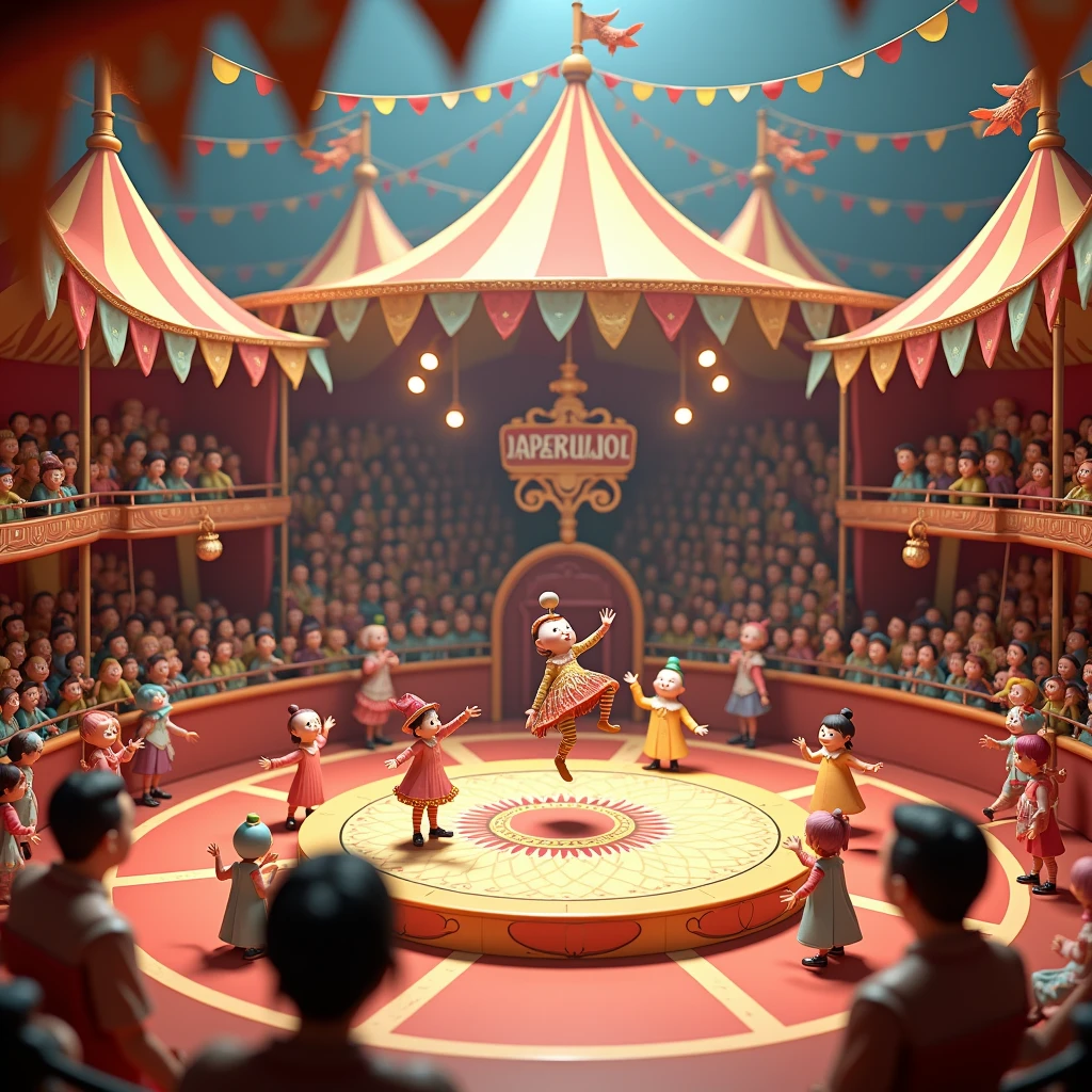 Design me a 3d circus image, and write in big letters 15 and Sofi in capital letters, and in lowercase write 21/10/24
