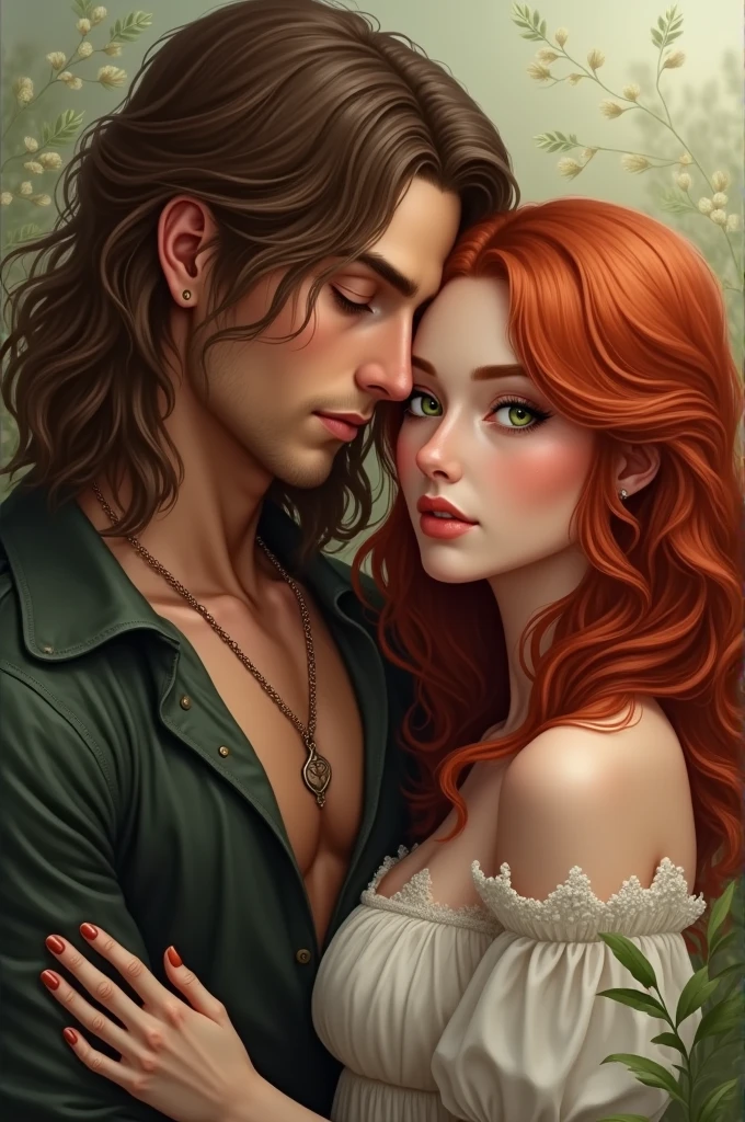 Create logo for wedding invitation with initials "C" and "I" for wedding invitation, vintage style, oil painting, Renaissance strokes, ultra realistic, sophisticated, and customizing with features of Leonardo da
