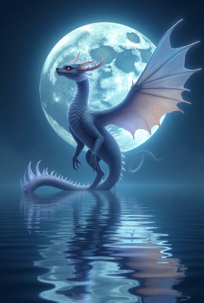 A moon dragon hybrid
