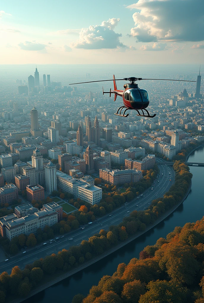 I'm fucking Kyiv from a helicopter