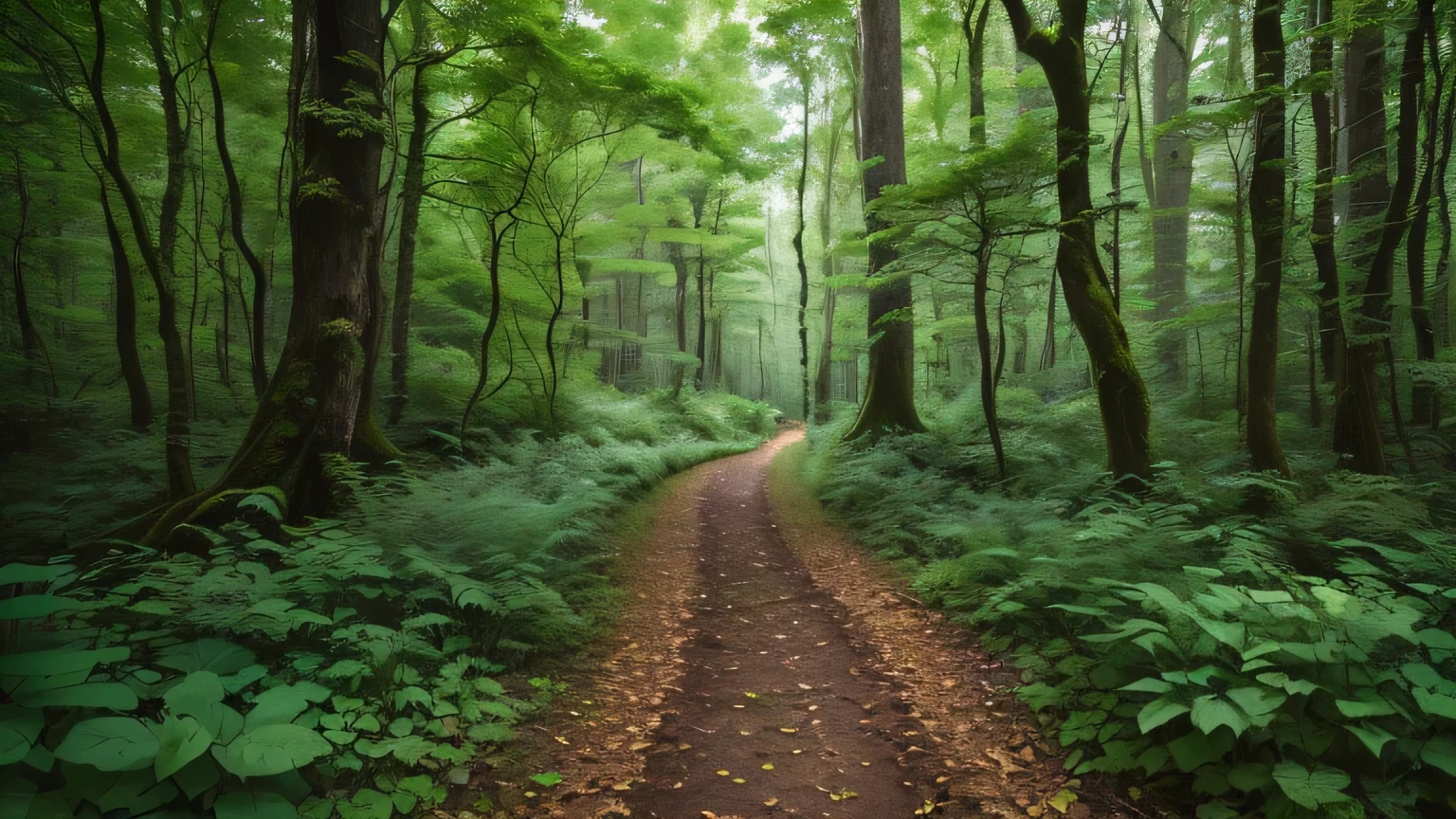 there is a path in the forest with many green plants, forest trail, path to a lush forest, forest path, on forest path, a beautiful path in a forest, path through a dense forest, german forest, in a serene forest environment, lush green forest, deep green forest, wooded environment, walking through a lush forest, peaceful lush forest