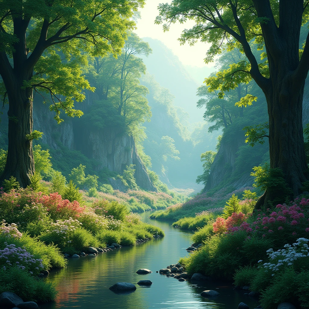 A realistic nature photo, May it be beautiful and clear 