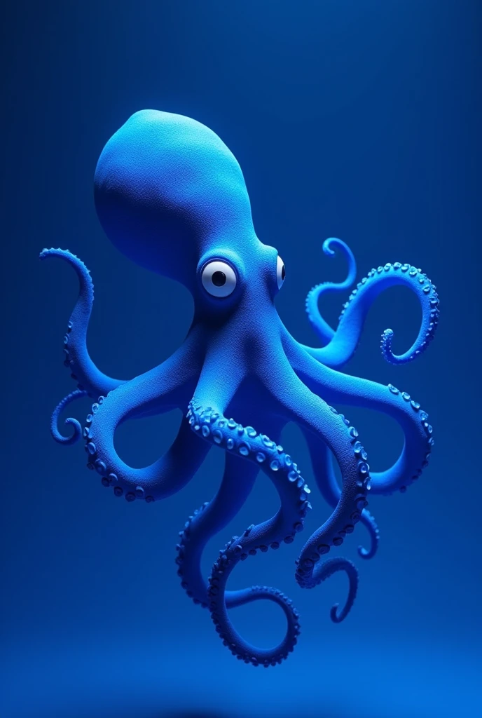 a blue KLEIN octopus , 