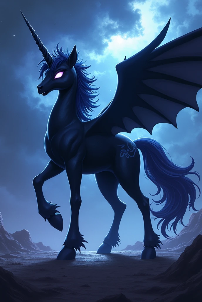 Nightmare moon pony Angry
