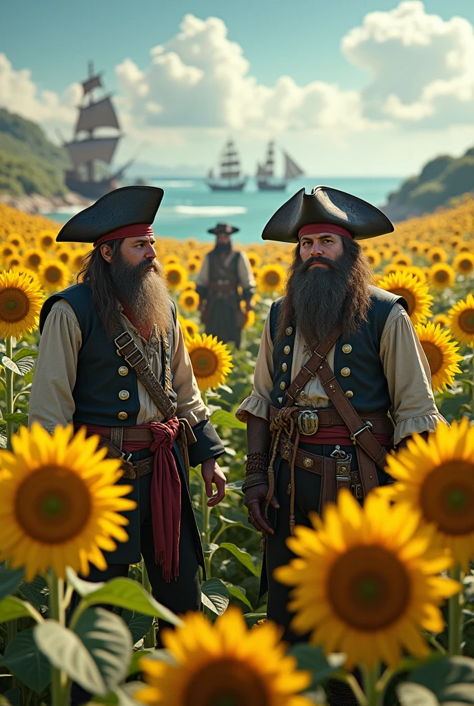 Sunflowers and pirates