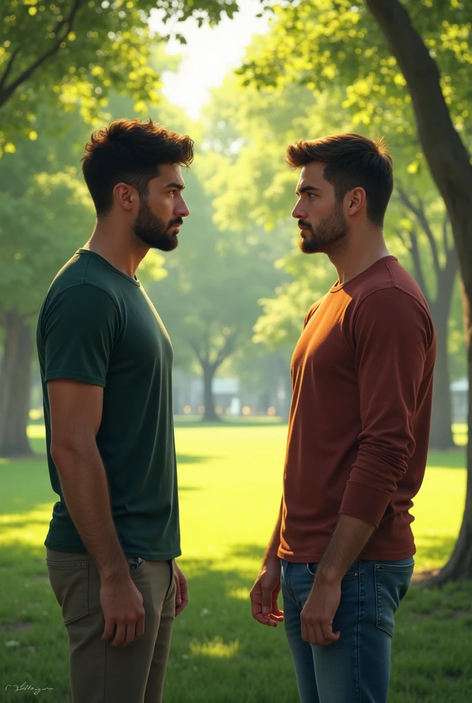 On the day of the meetup, alex and jake arrived at the park, only to spot each other standing there, both looking puzzled. The realization hit them almost simultaneously: Lily was the common thread between them.