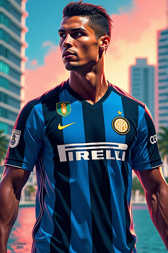 Make Cristiano Ronaldo with Inter Miami uniform 