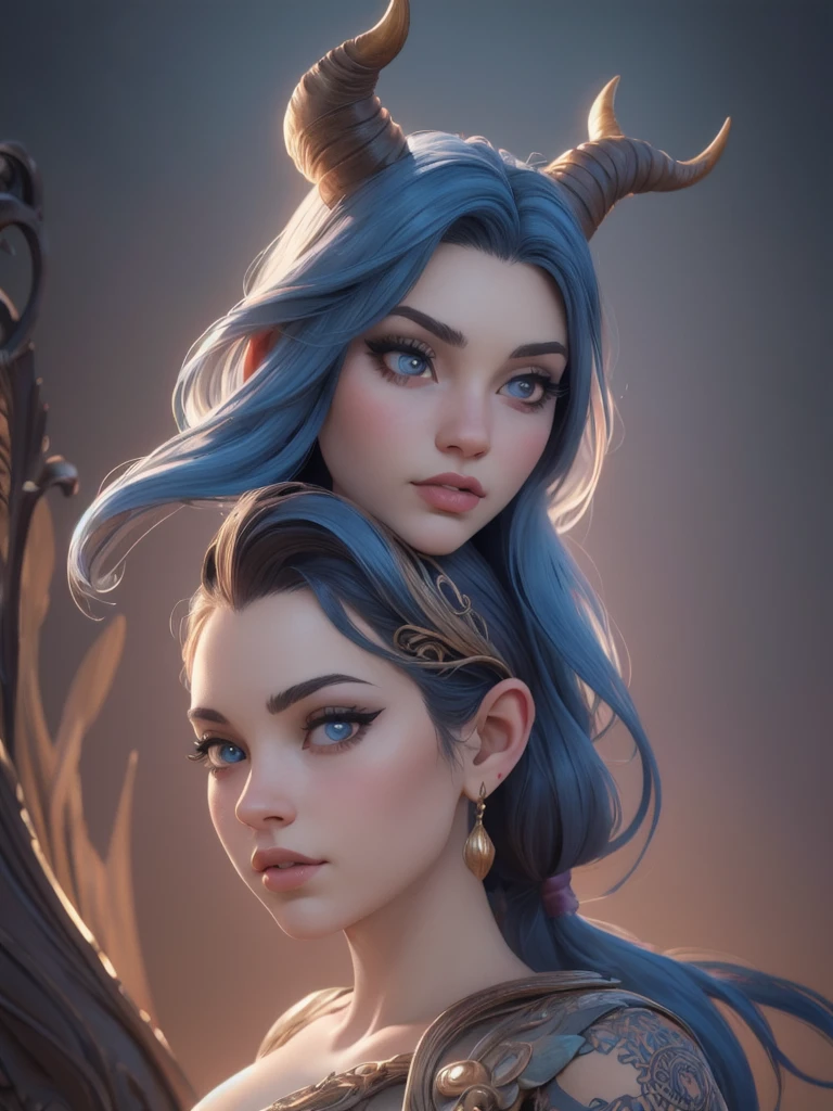 A beautiful tiefling woman, detailed facial features, piercing eyes, full lips, long eyelashes, horns, pinup pose, full body, intricate details, warm lighting, vibrant colors, (best quality,4k,8k,highres,masterpiece:1.2),ultra-detailed,(realistic,photorealistic,photo-realistic:1.37),cinematic composition, dramatic lighting, ethereal, magical, fantasy art
