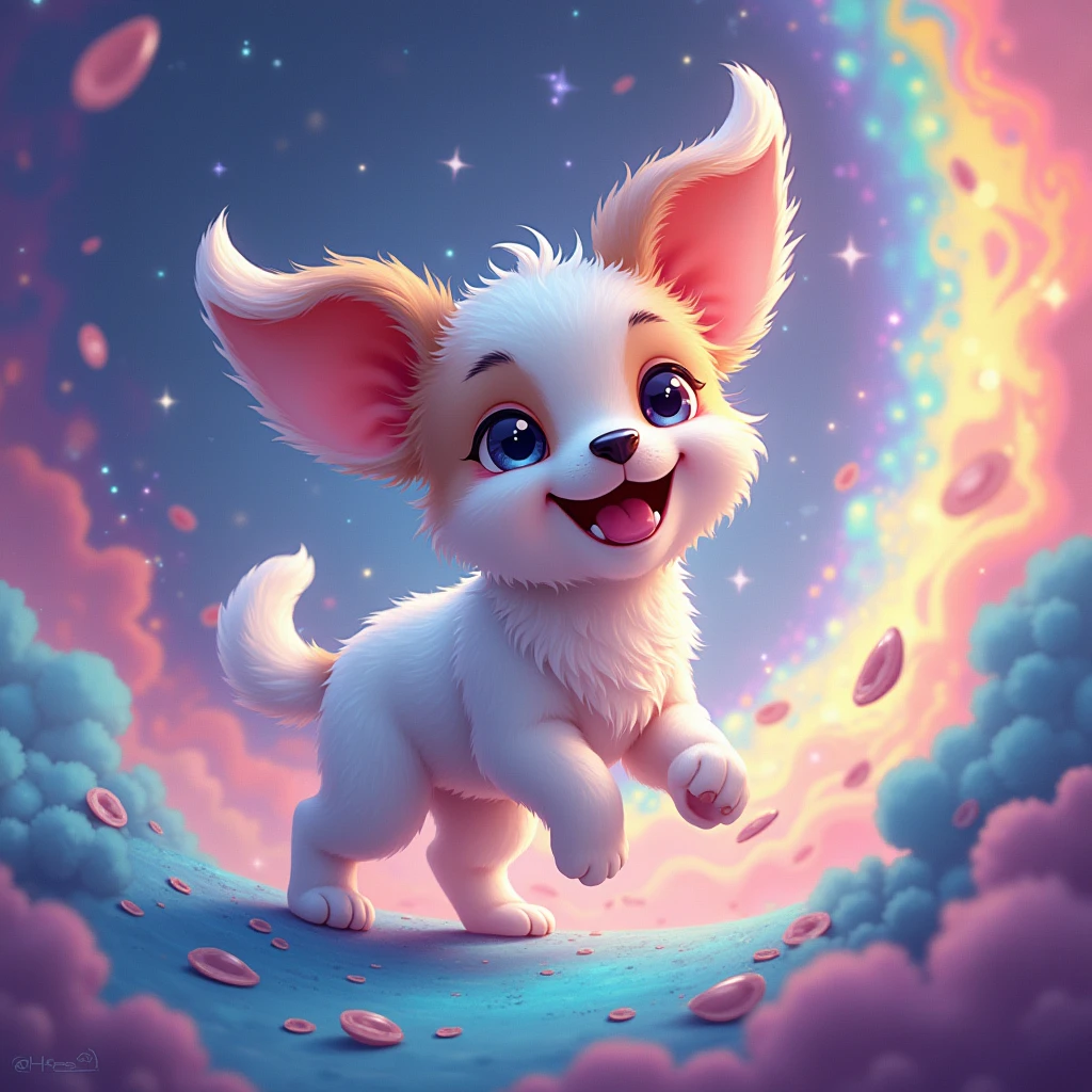 Nyan floppy-eared dog