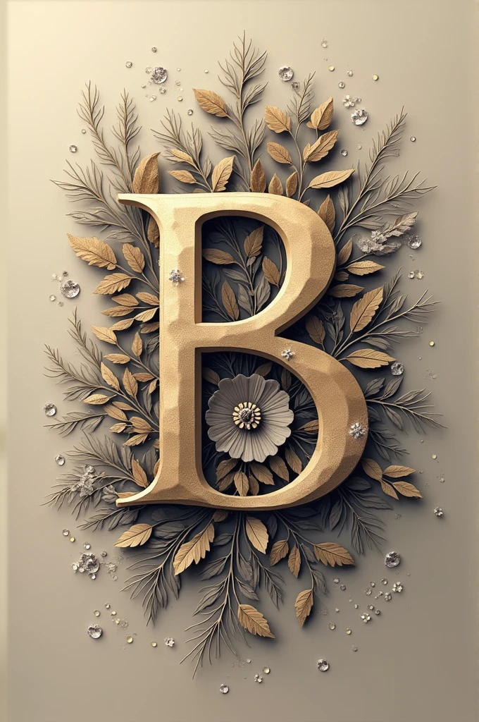 Create a delicate logo with the letters RB