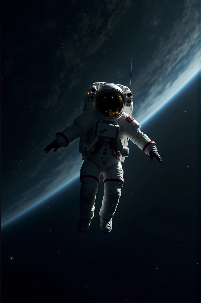 Astronaut loose in space