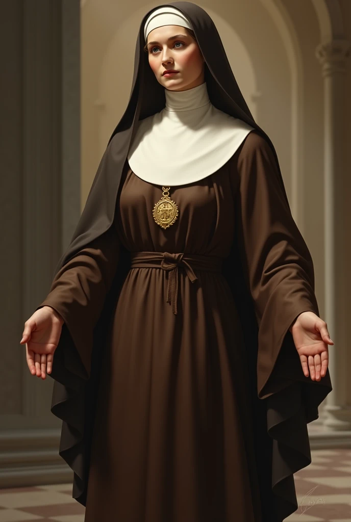Virgin of Carmen full body realistic