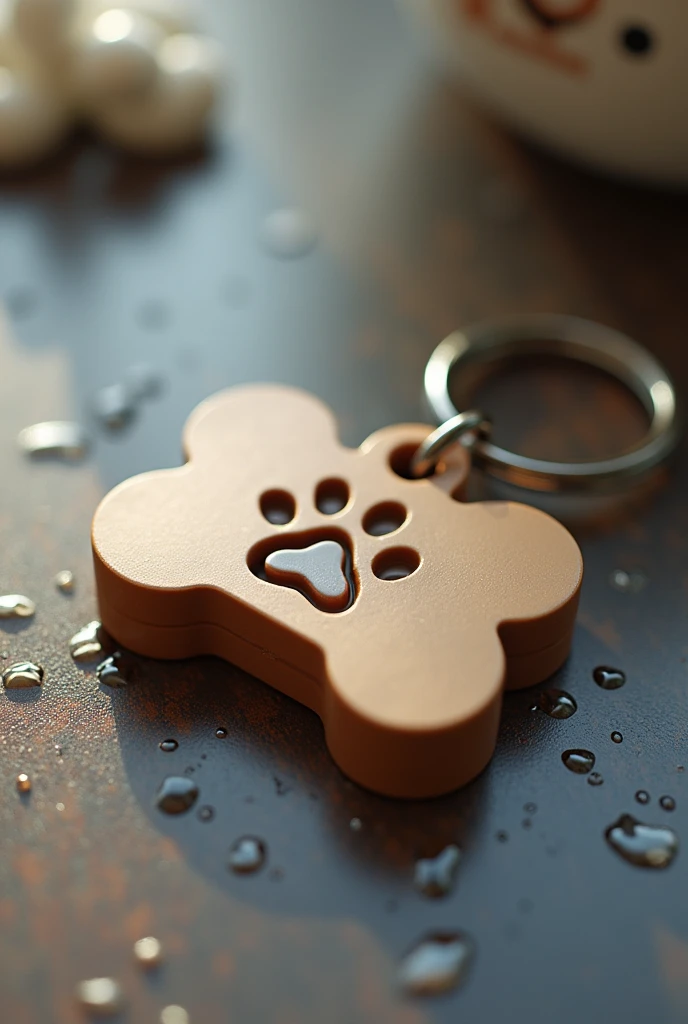 Create an image of an air freshener that smells like wet dog. Make it look like an air freshner