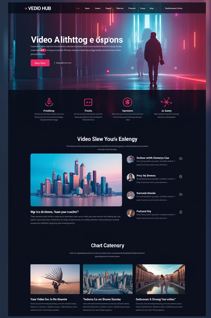 A page...The Page Name Is Vedio Hub...creat a emage for my page