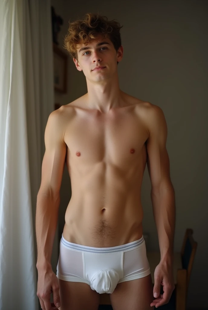 A   boy in underwear with a nice penis 