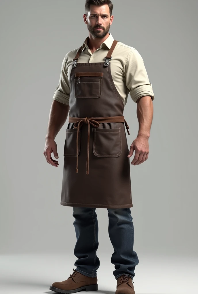 3D modeling men&#39;s work apron
