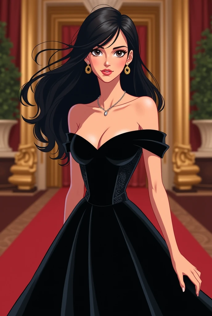 Princess Diana version with the revenge dress, in Disney anime version