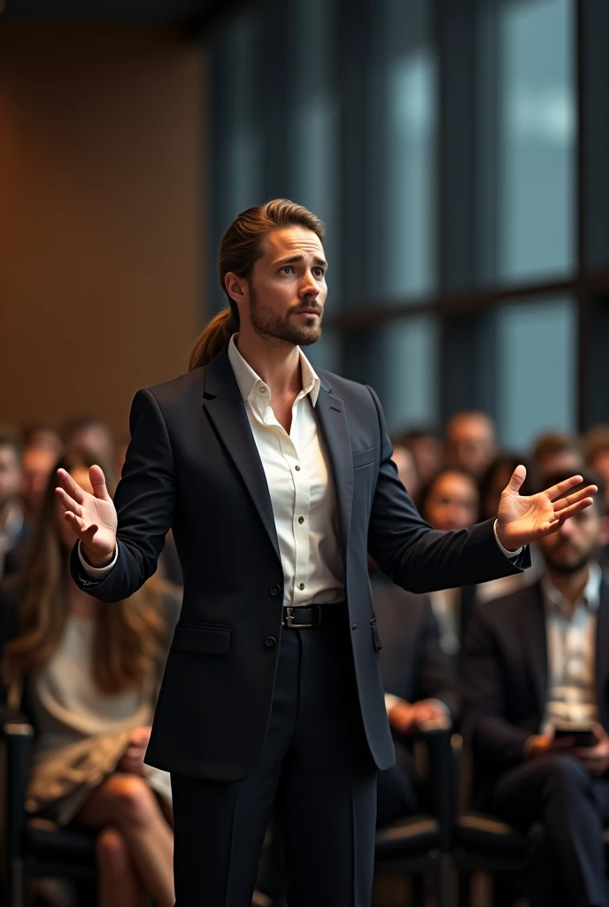 I want a bold and confident employee who practices public speaking with gestures