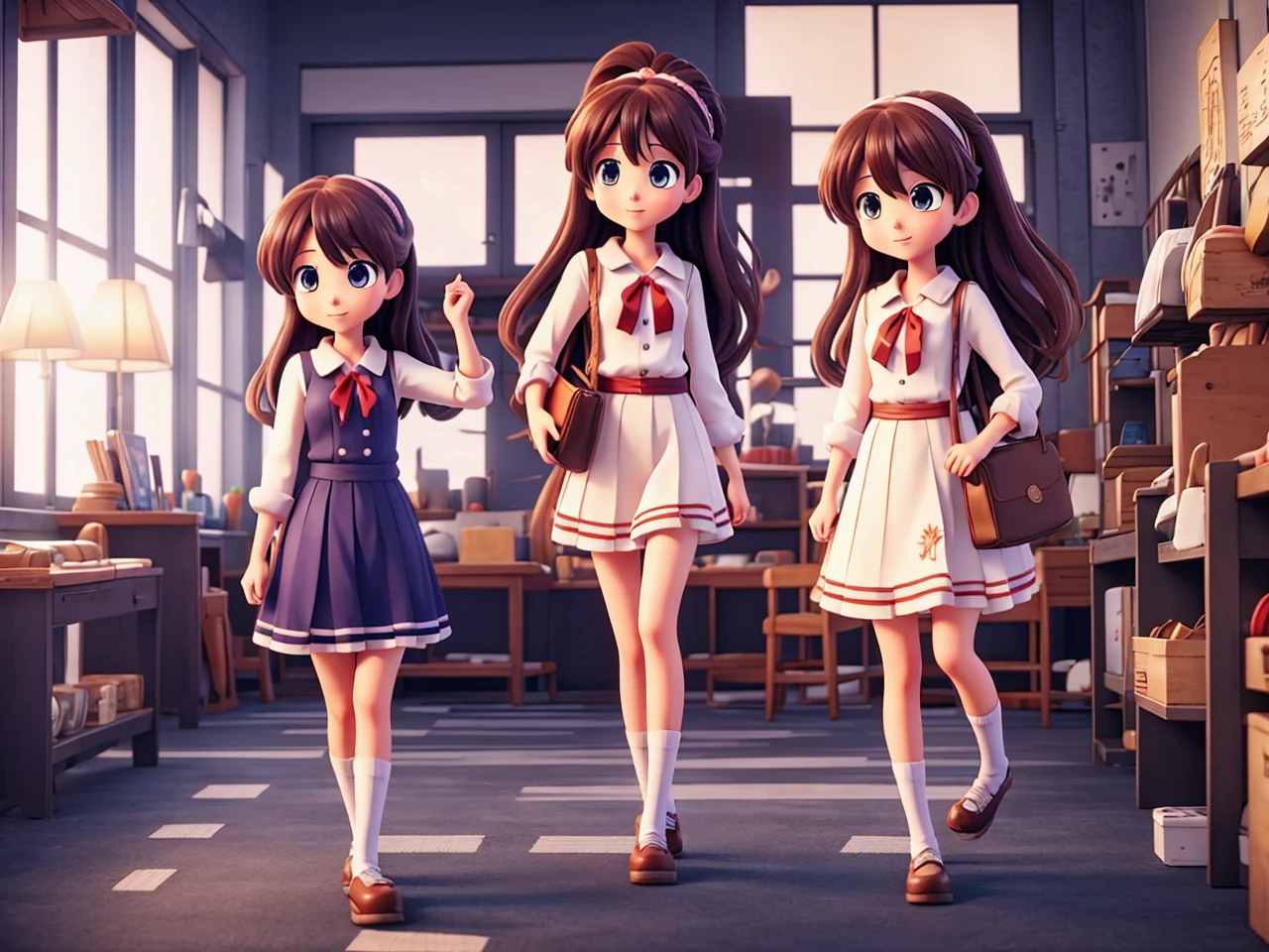 Create the photo in the same anime style